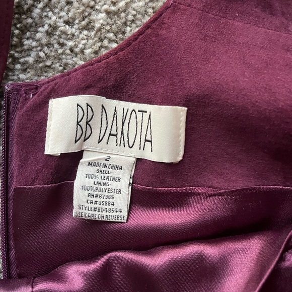 Suede mini dress - Picture 2 of 4